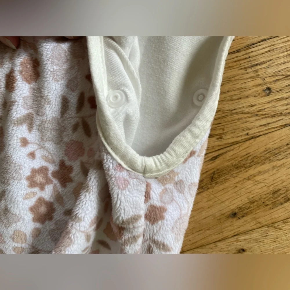 Minky Couture floral sleep sack